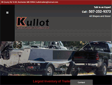 Tablet Screenshot of kullottrailer.com